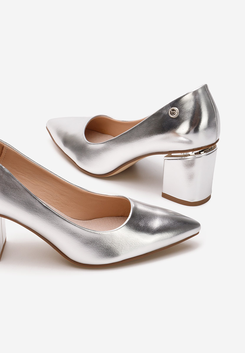 Strieborné elegantné lodičky Nelia