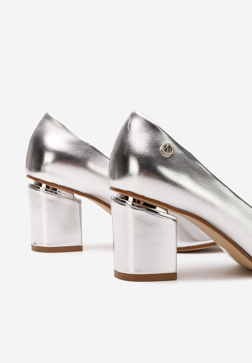 Strieborné elegantné lodičky Nelia