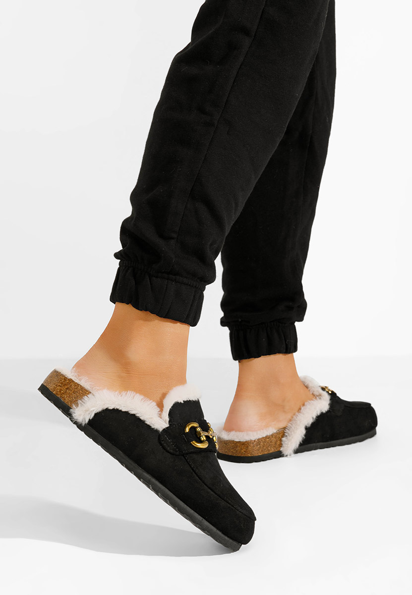 Čierne dámske papuče Tisya
