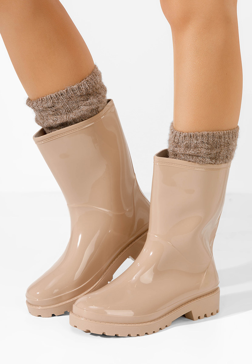 Béžové dámske gumáky Jalena