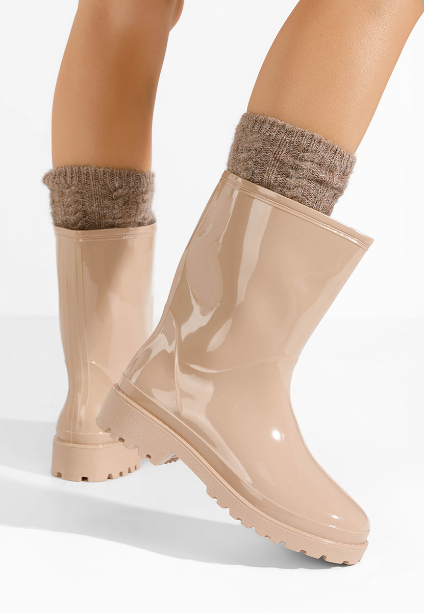 Béžové dámske gumáky Jalena