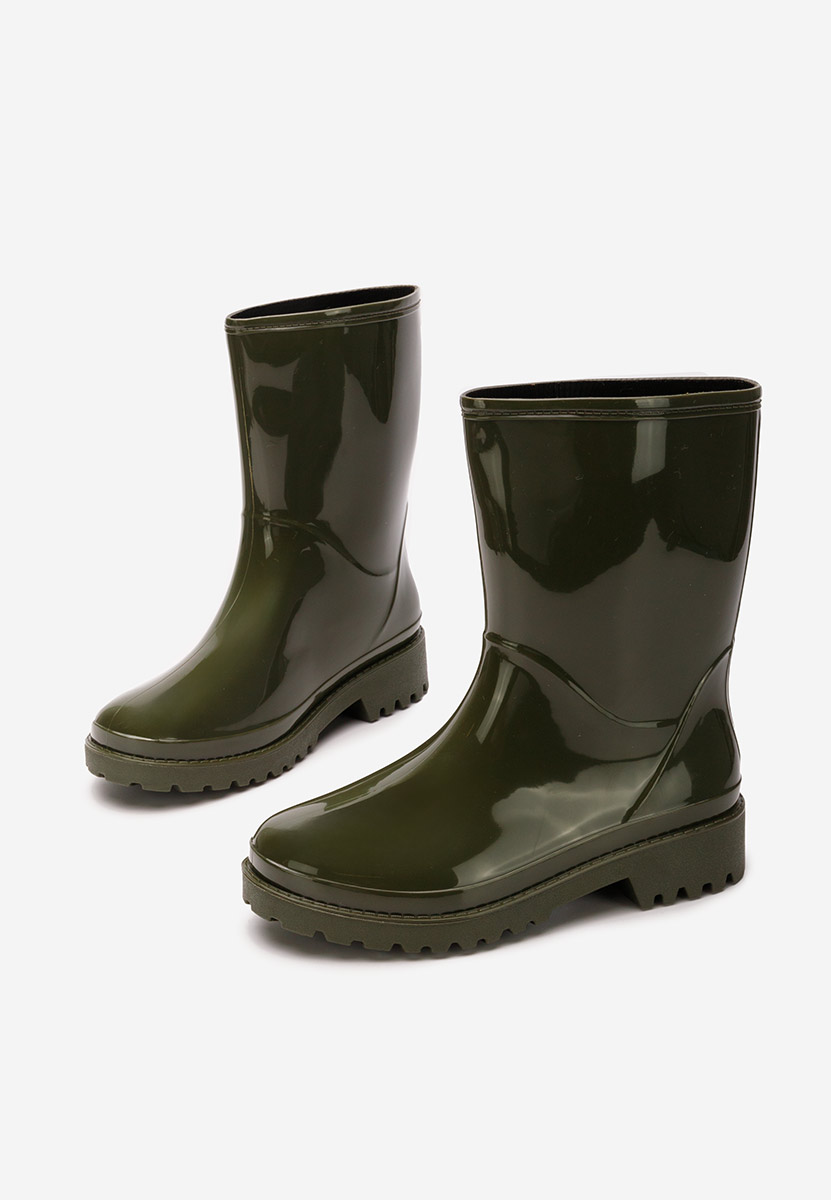 Zelené dámske gumáky Jalena