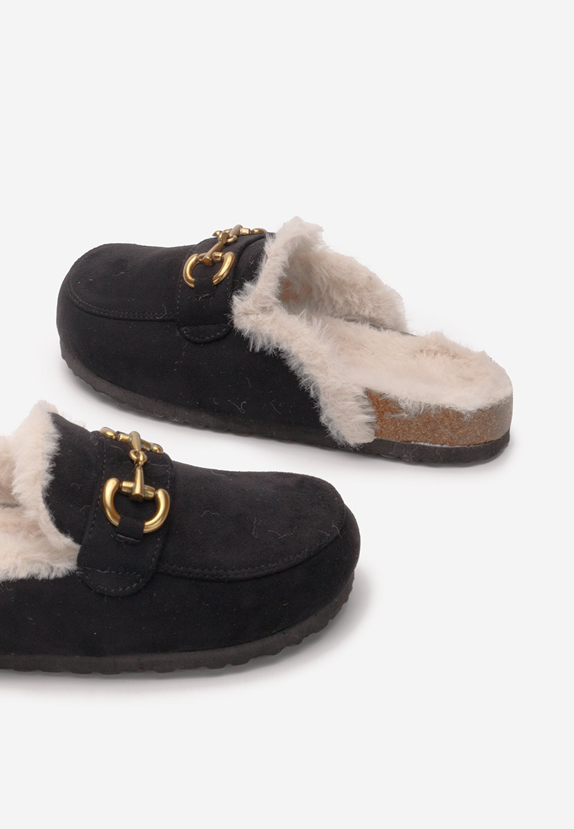 Čierne dámske papuče Tisya