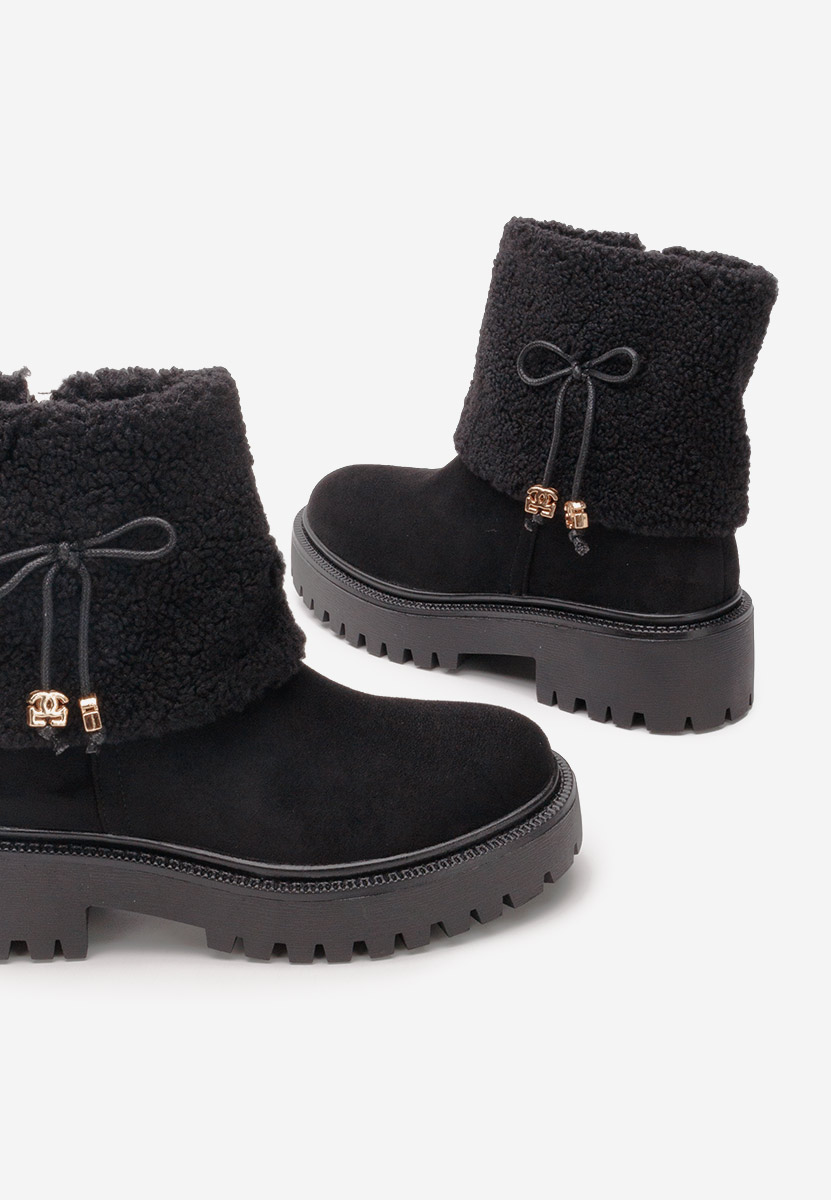 Čierne členkové čižmy Sheina