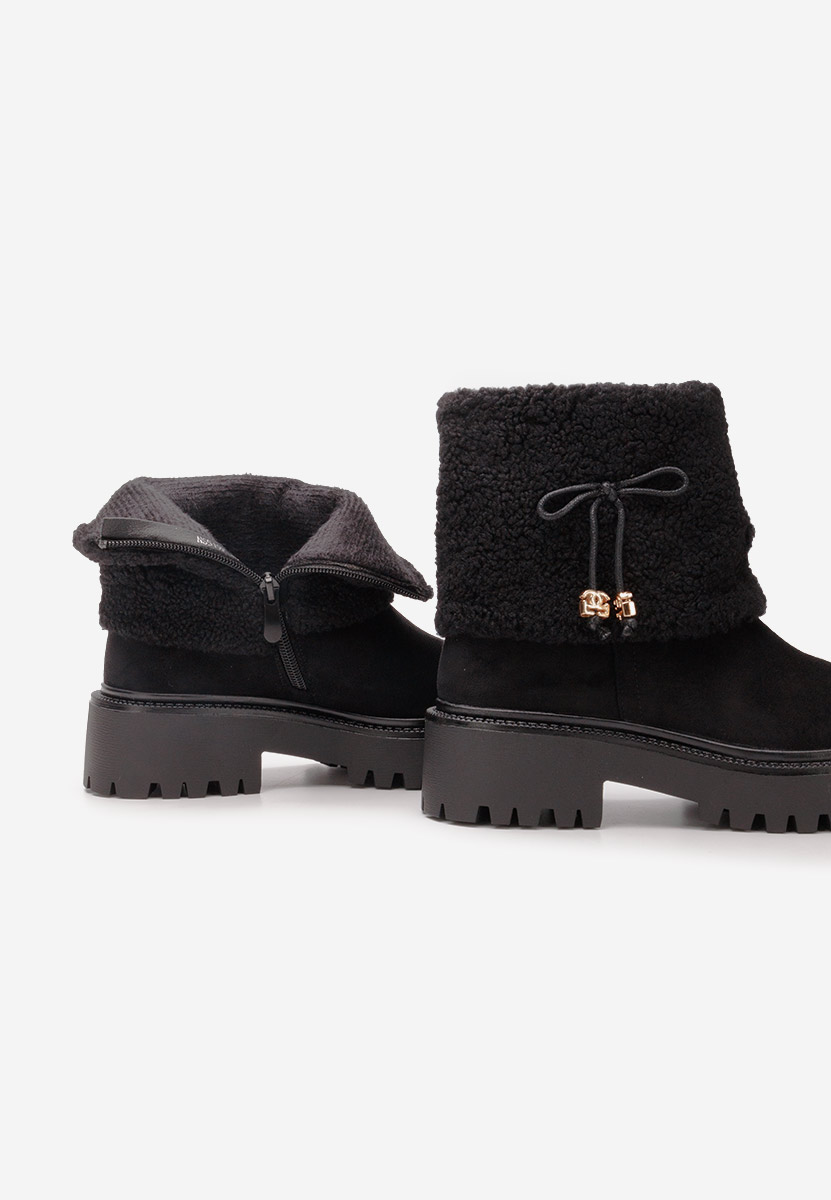 Čierne členkové čižmy Sheina