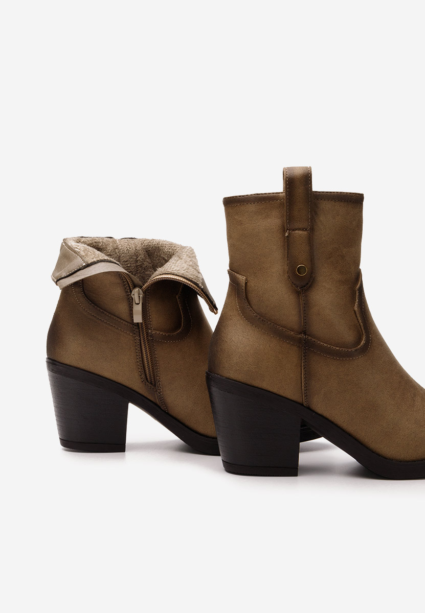 Hnedé kovbojské čižmy Alyonna