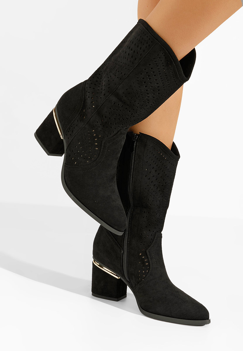 Čierne kovbojské čižmy Dabiera