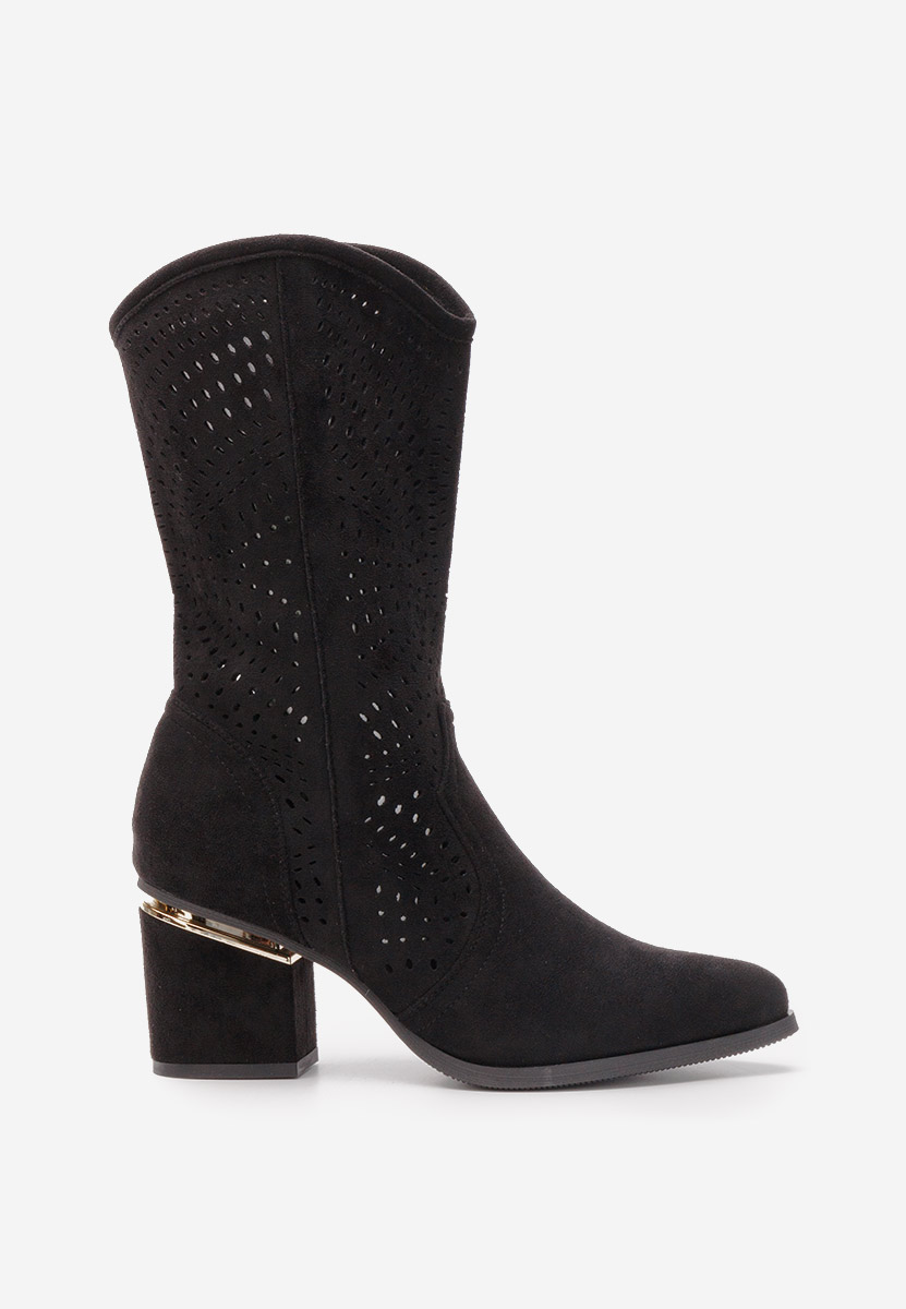 Čierne kovbojské čižmy Dabiera