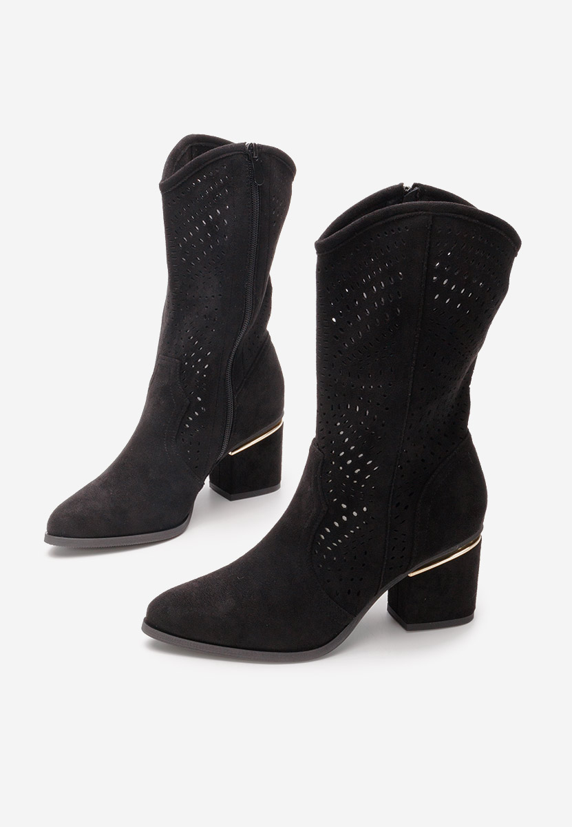 Čierne kovbojské čižmy Dabiera