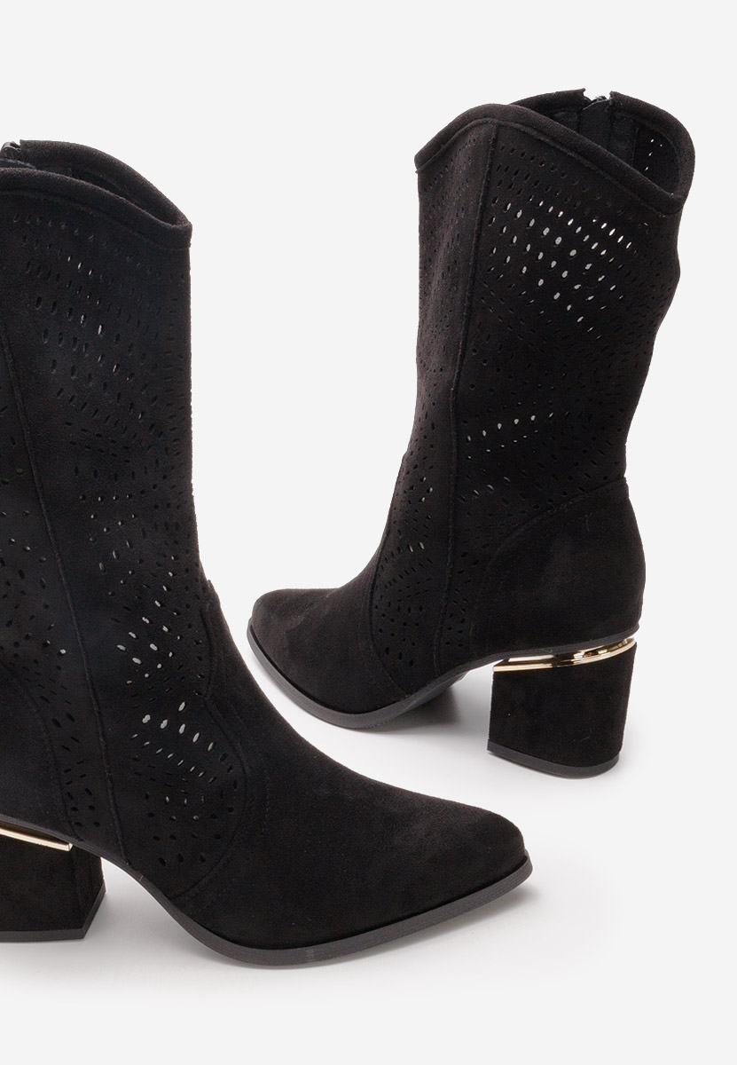 Čierne kovbojské čižmy Dabiera