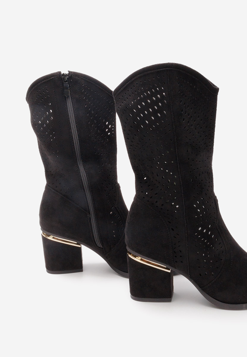 Čierne kovbojské čižmy Dabiera