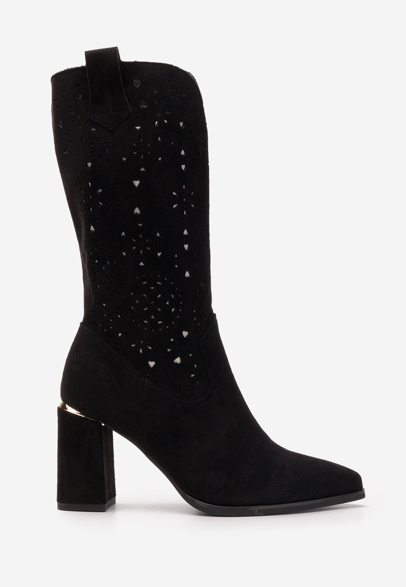 Čierne kovbojské čižmy Fathma