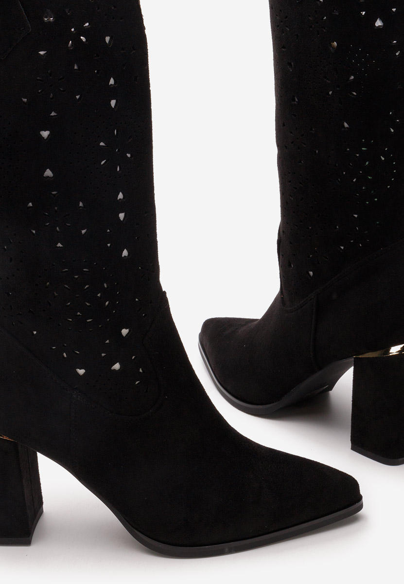 Čierne kovbojské čižmy Fathma