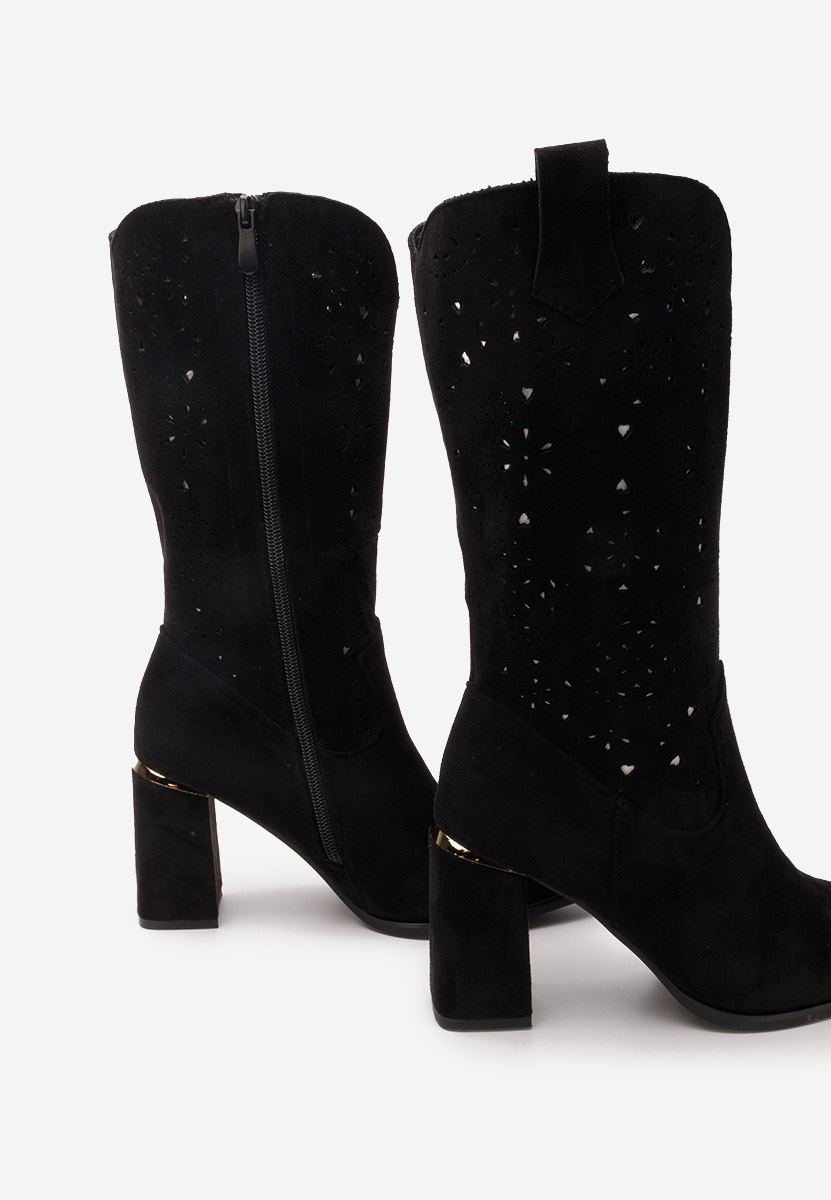 Čierne kovbojské čižmy Fathma