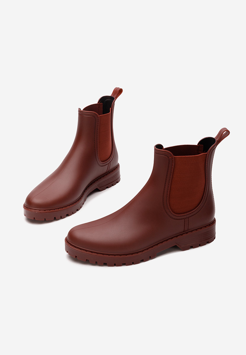 Červené dámské gumáky Godiva
