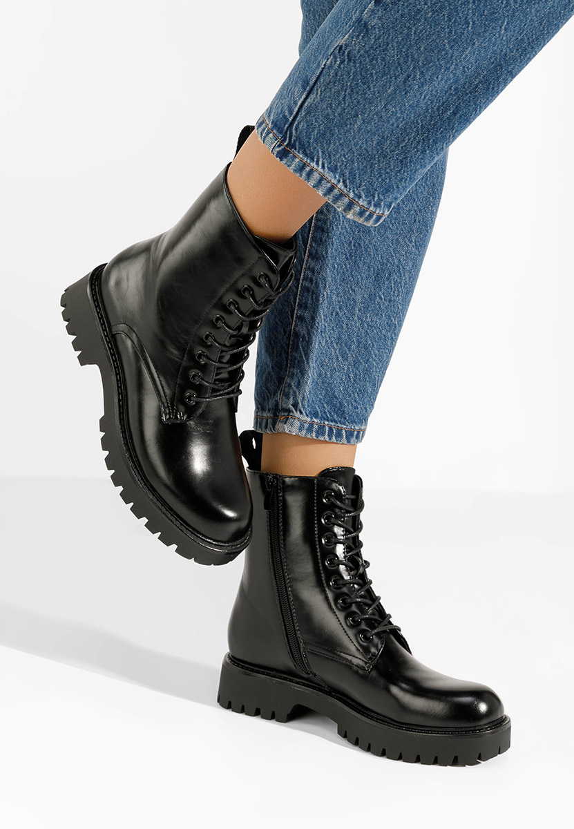 Čierne dámske workery Sarianna