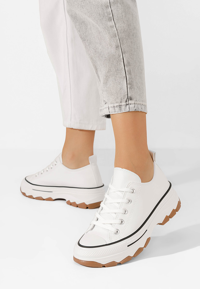 Biele dámske nízké tenisky Raviana V4