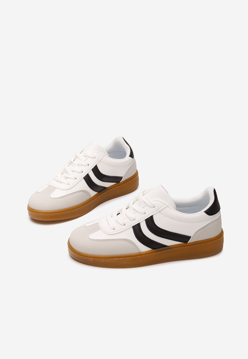 Biele chlapčenské tenisky Ziky