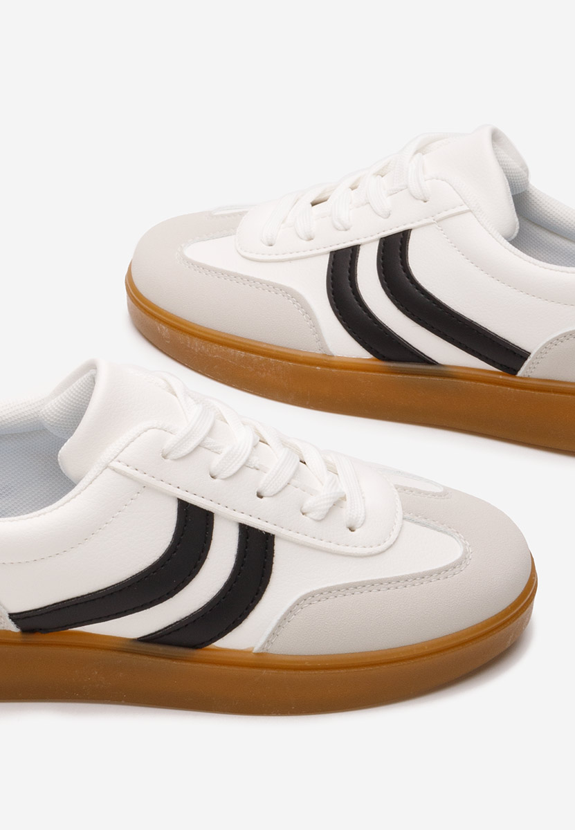 Biele chlapčenské tenisky Ziky