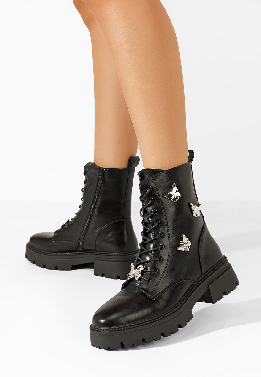 Čierne dámske workery Latisa