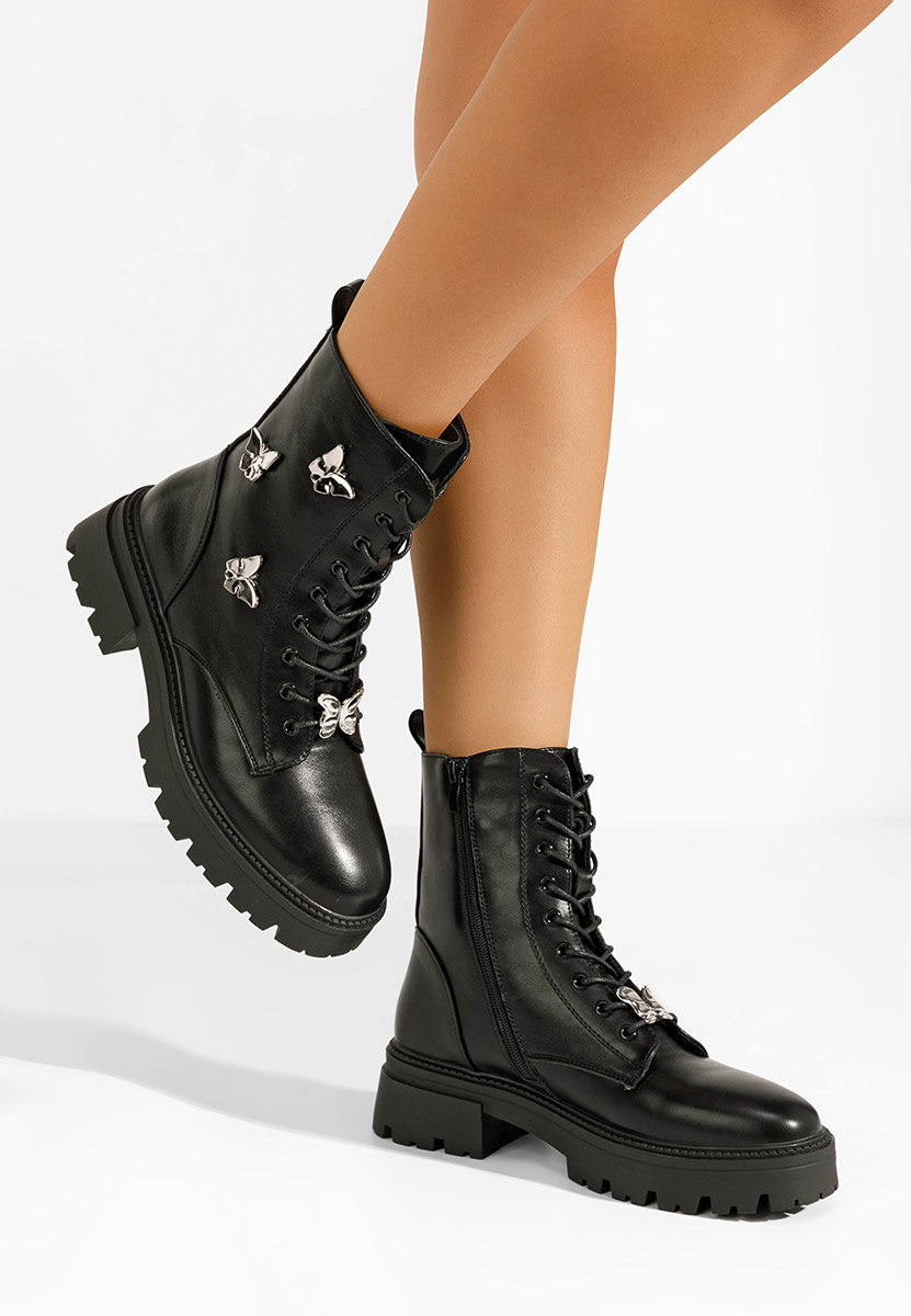 Čierne dámske workery Latisa