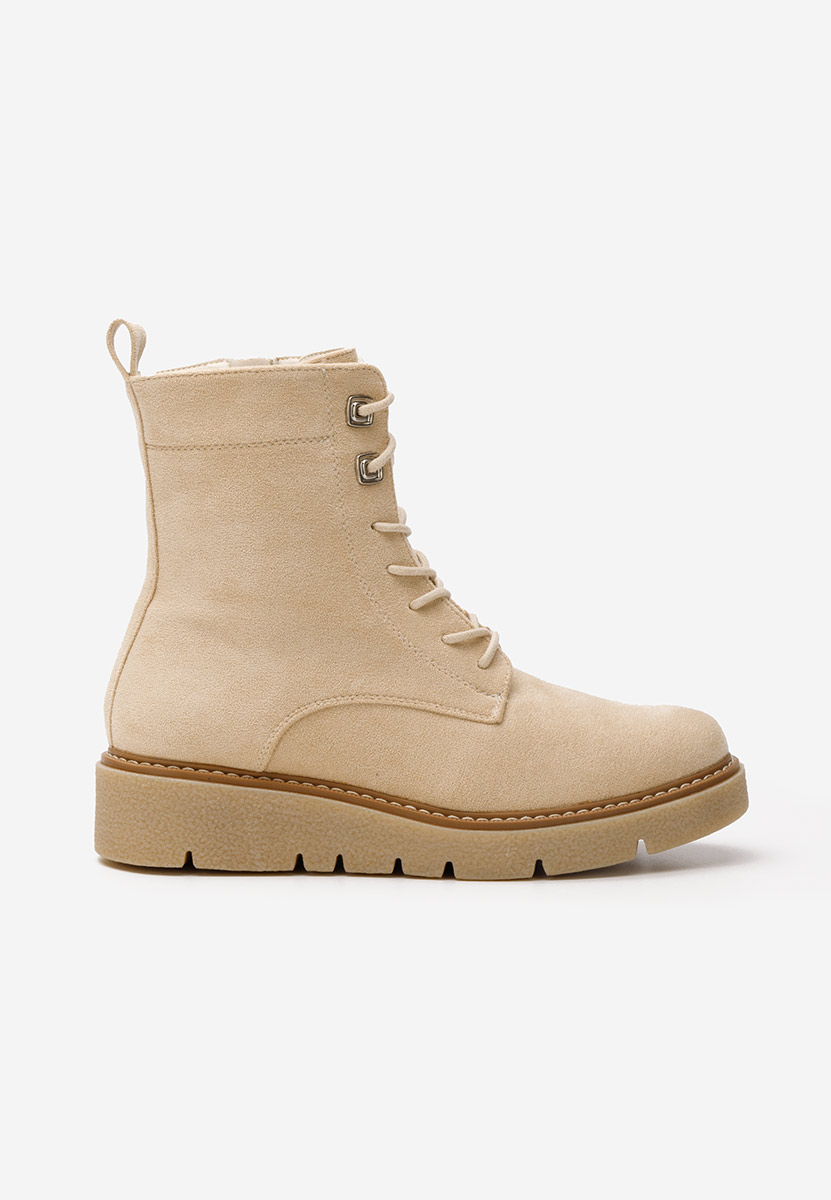 Béžové členkové čižmy Terrianna