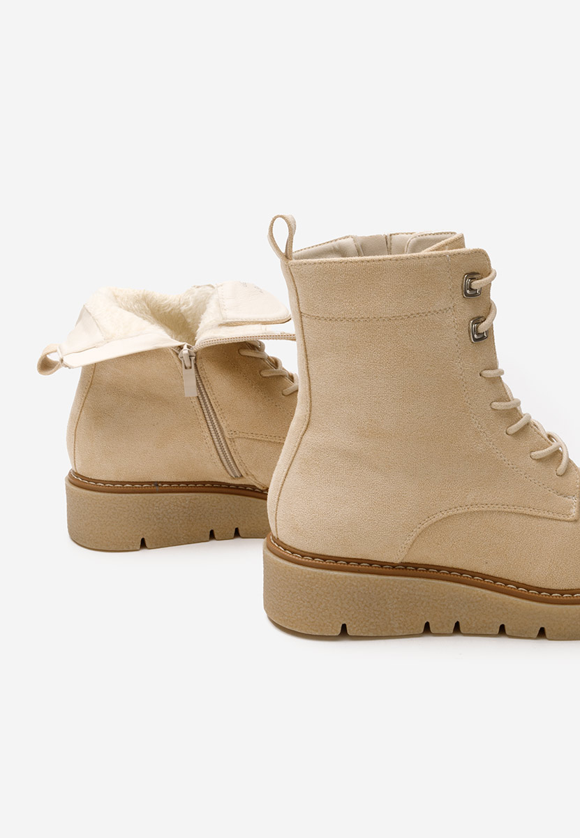 Béžové členkové čižmy Terrianna