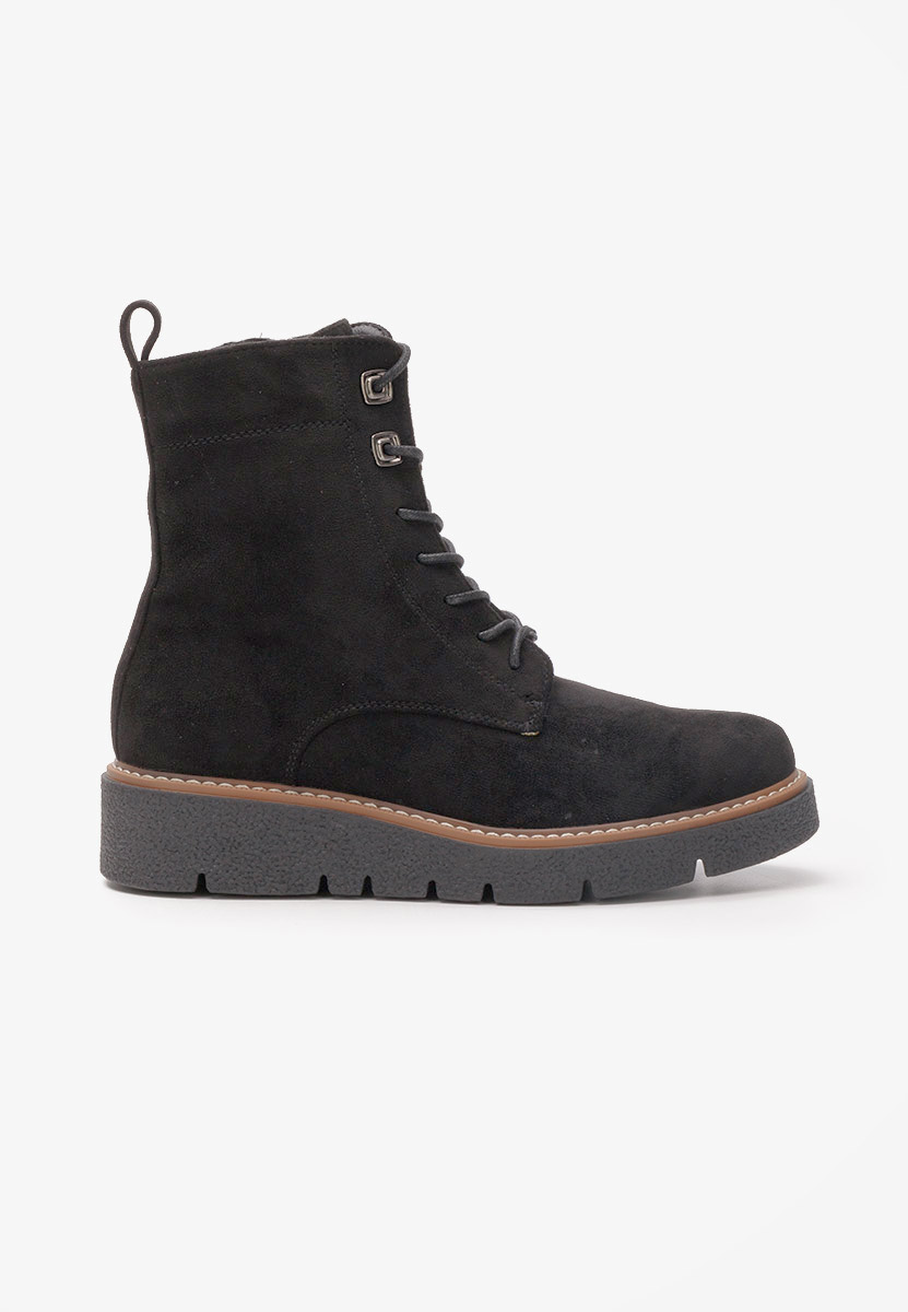 Čierne členkové čižmy Terrianna