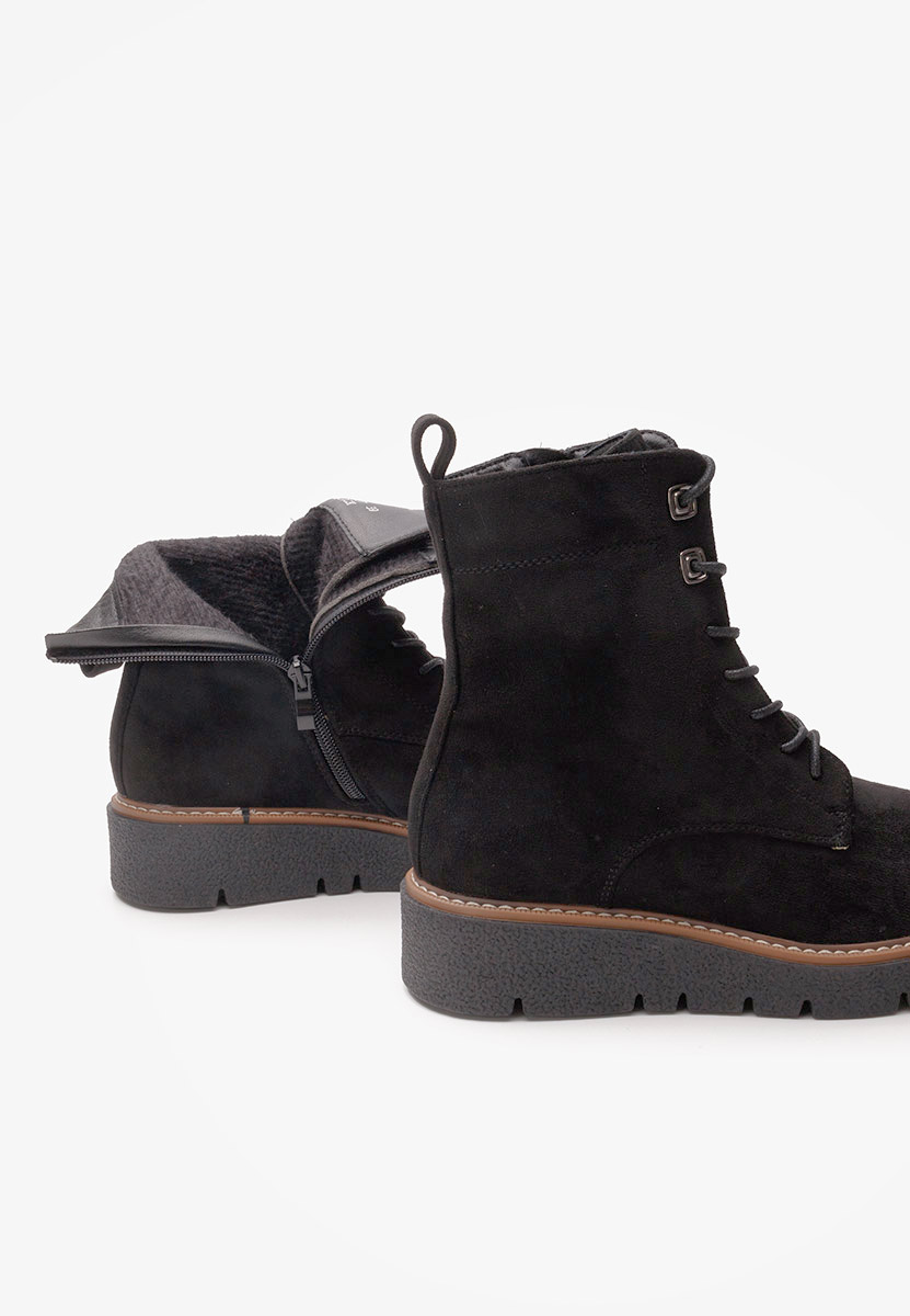 Čierne členkové čižmy Terrianna