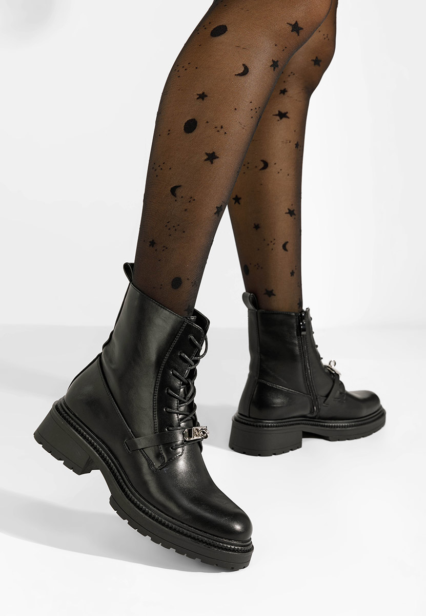 Čierne dámske workery Averda