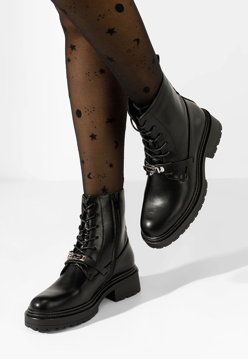 Čierne dámske workery Averda