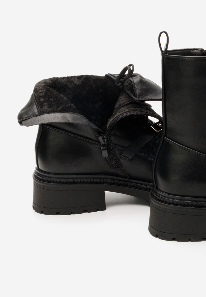 Čierne dámske workery Averda