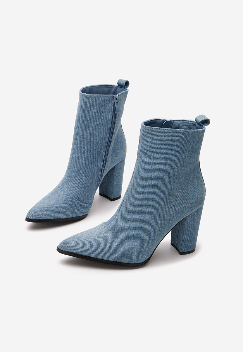 Denim Členkové kotníkové čižmy Adalina