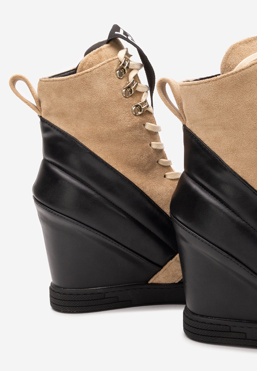 Khaki dámske tenisky na platforme Candy Khaki dámske tenisky na platforme Candy