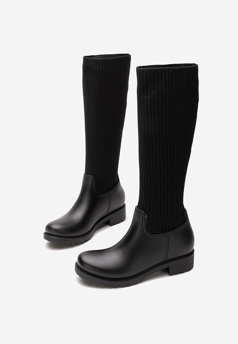 Čierne ponožkové čižmy Filebra V2