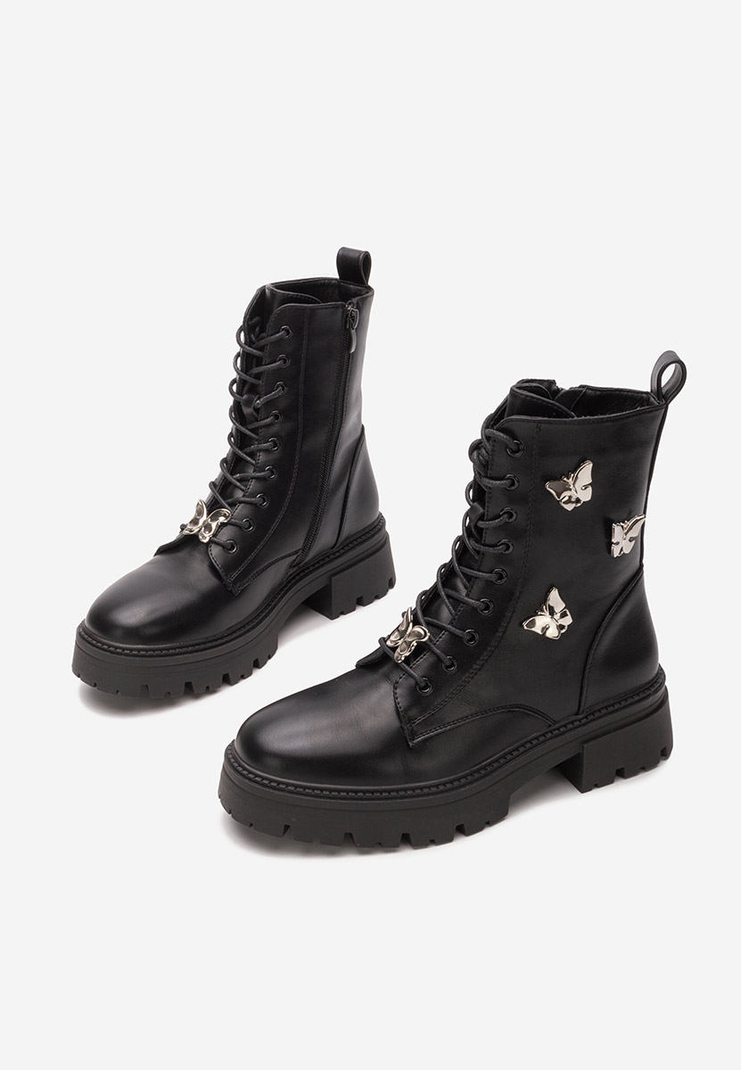 Čierne dámske workery Latisa