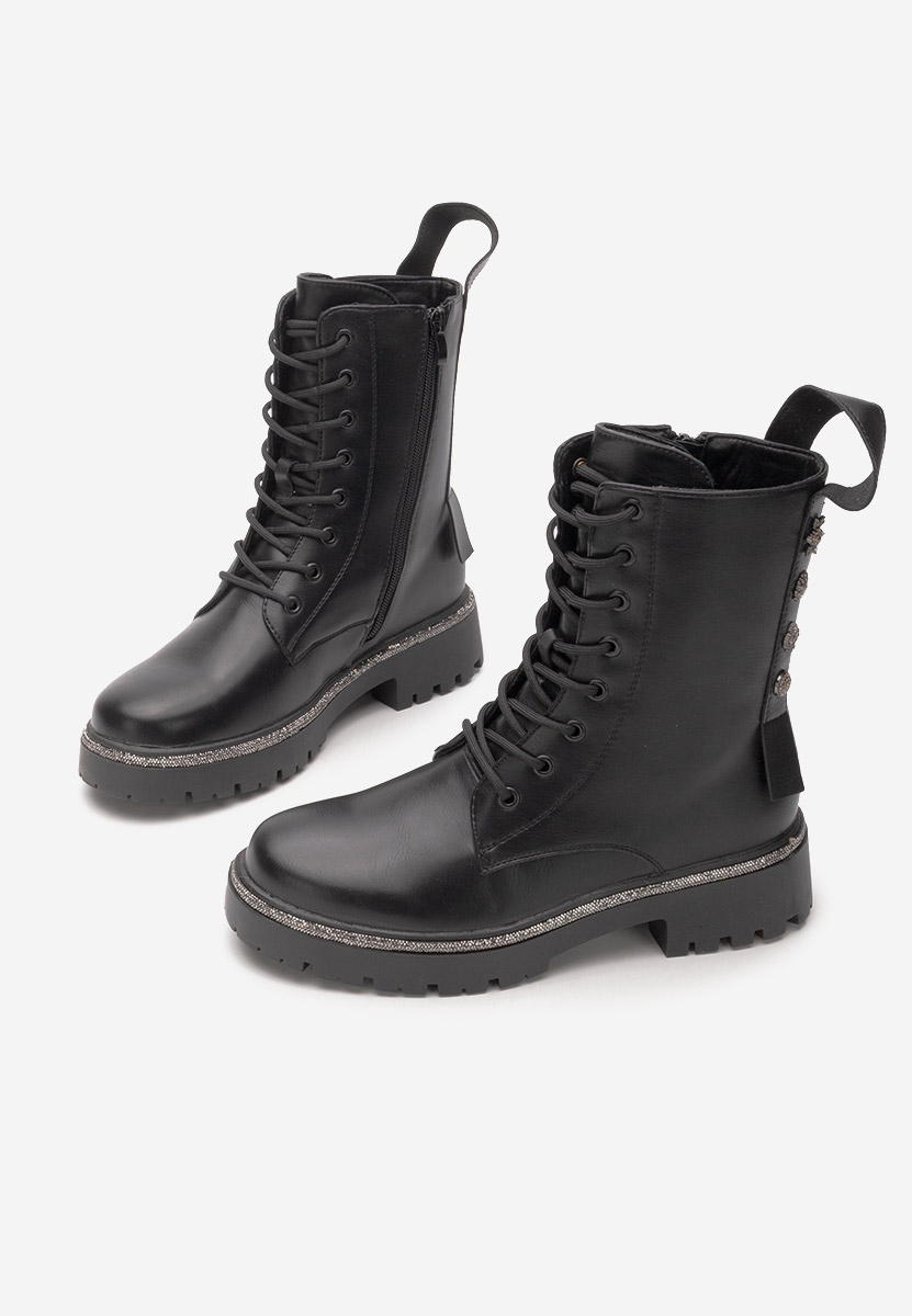 Čierne dámske workery Jettie