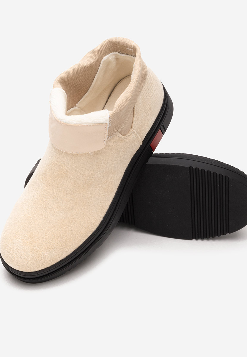 Béžové členkové čižmy Samera