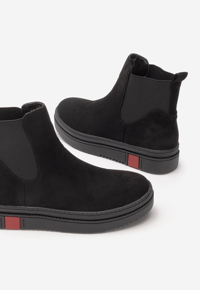 Čierne členkové čižmy Samera