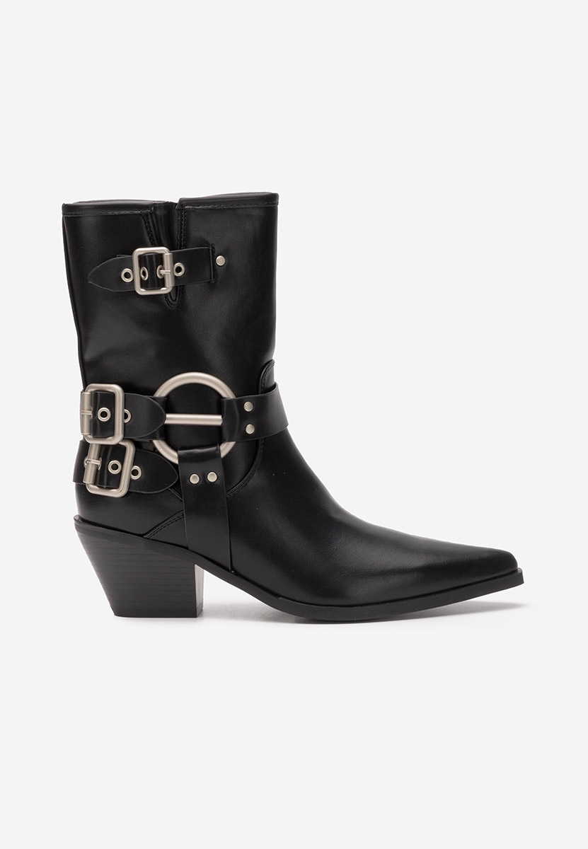 Čierne kovbojské čižmy Rosita