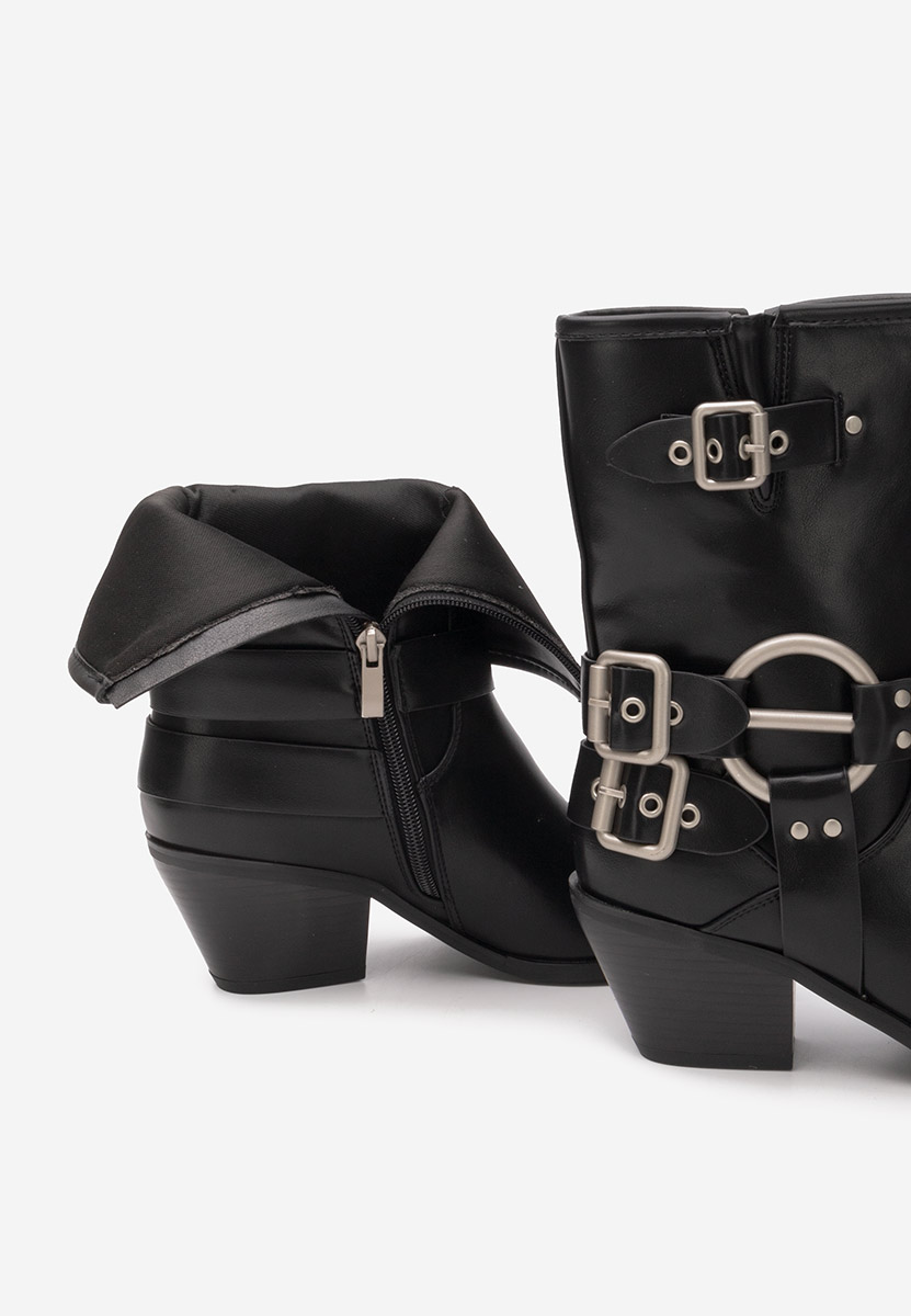 Čierne kovbojské čižmy Rosita