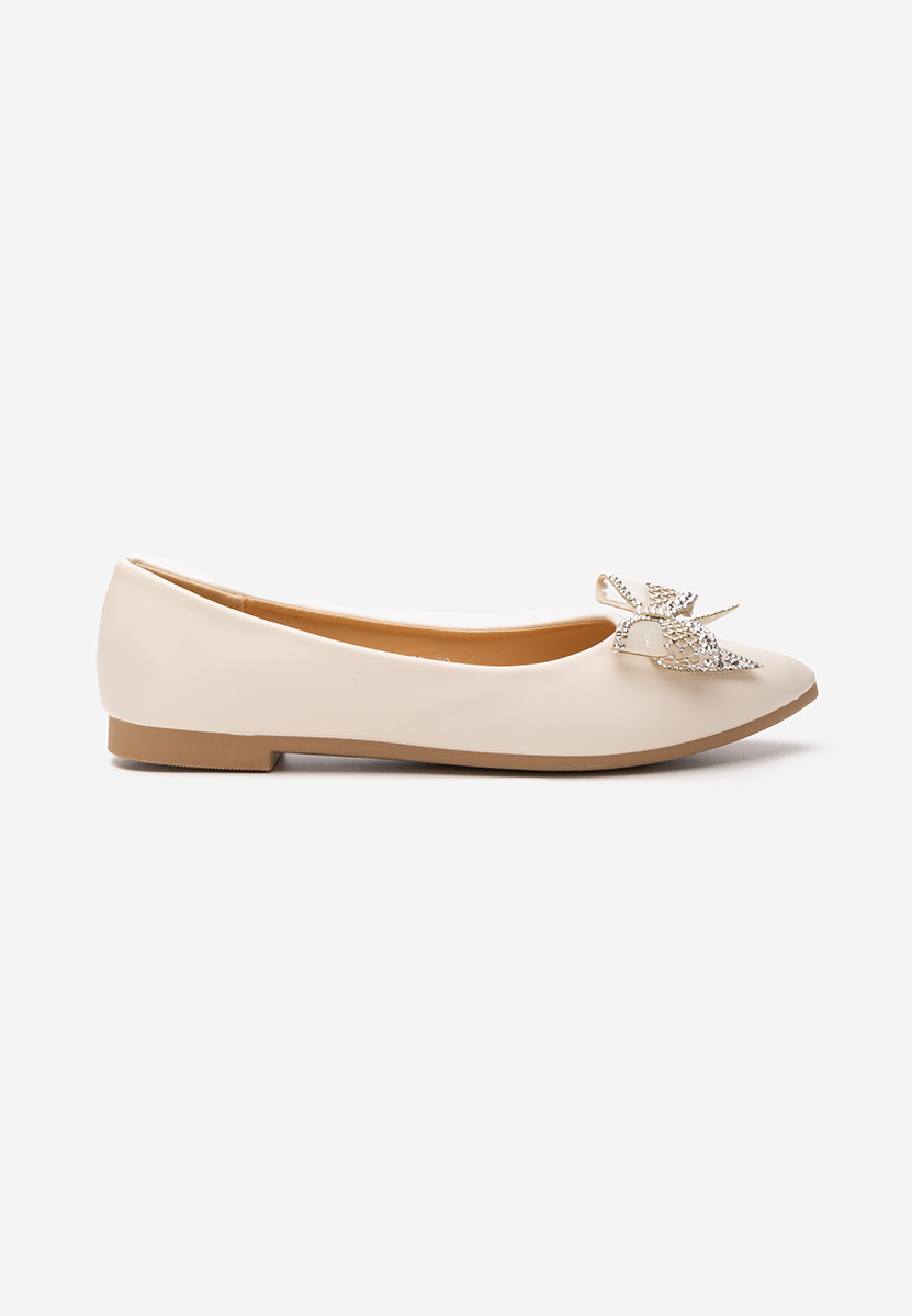 Béžové balerínky Marva