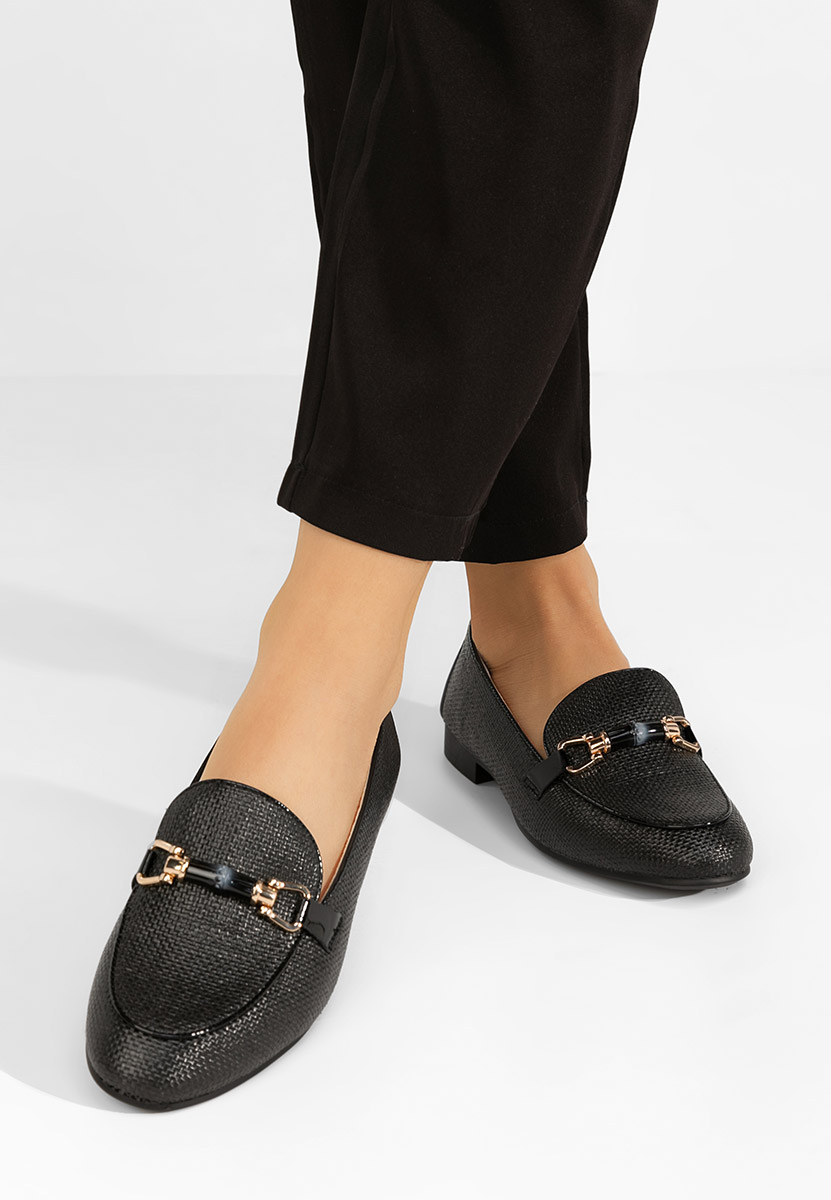 Čierne mokasíny dámske Tiny