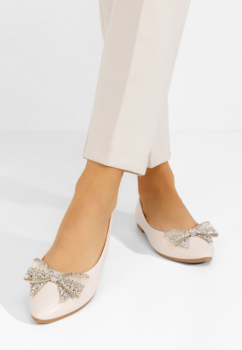 Béžové balerínky Marva