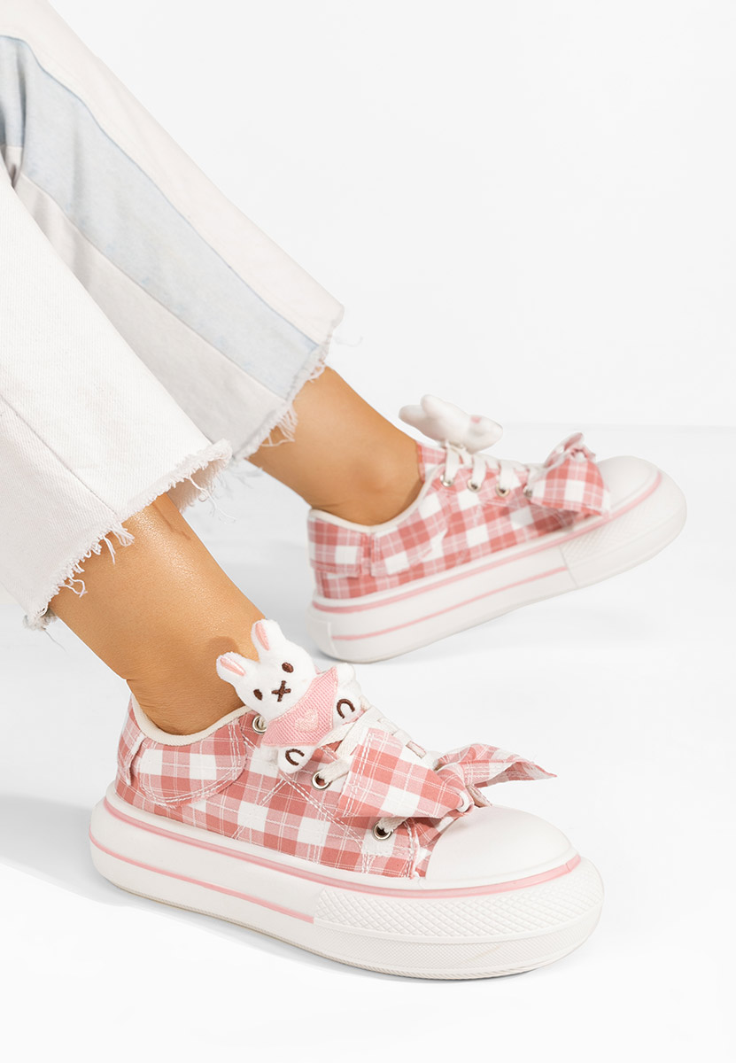 Ružové dámske nízké tenisky Coralee