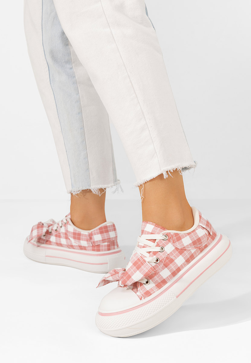 Ružové dámske nízké tenisky Coralee