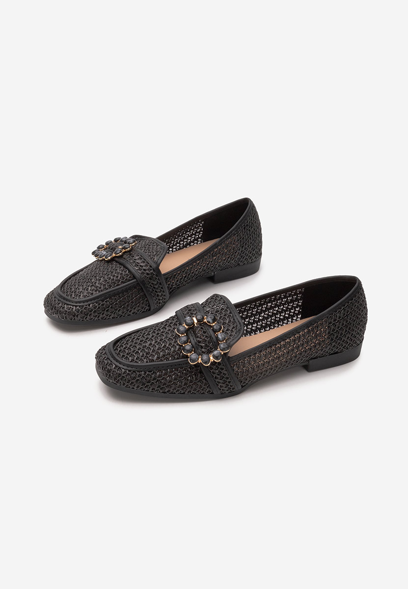Čierne mokasíny dámske Megan