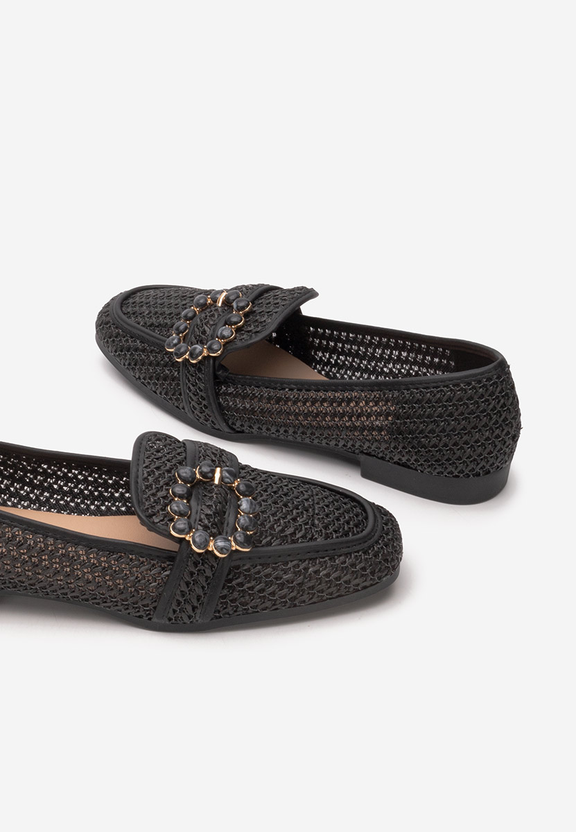 Čierne mokasíny dámske Megan