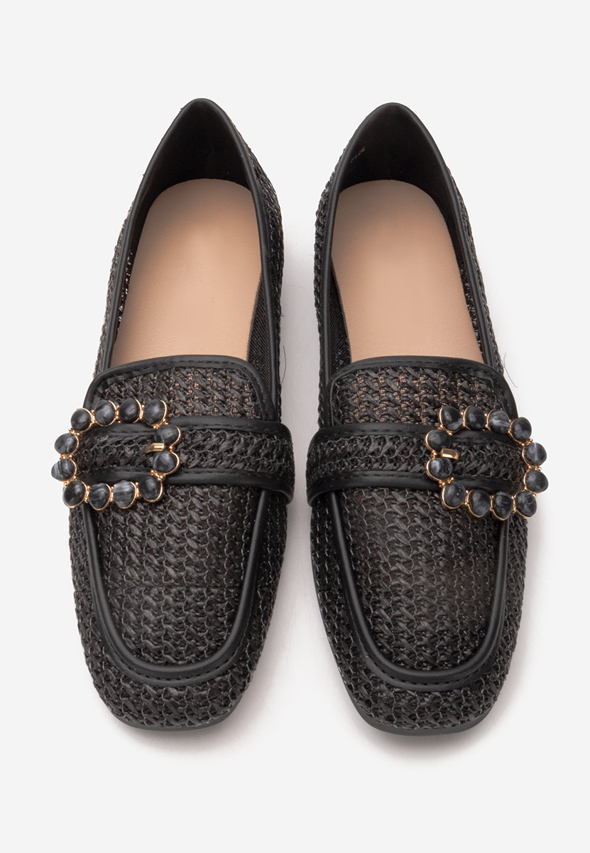 Čierne mokasíny dámske Megan