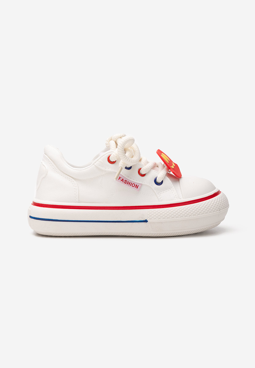 Biele dámske nízké tenisky Aryana